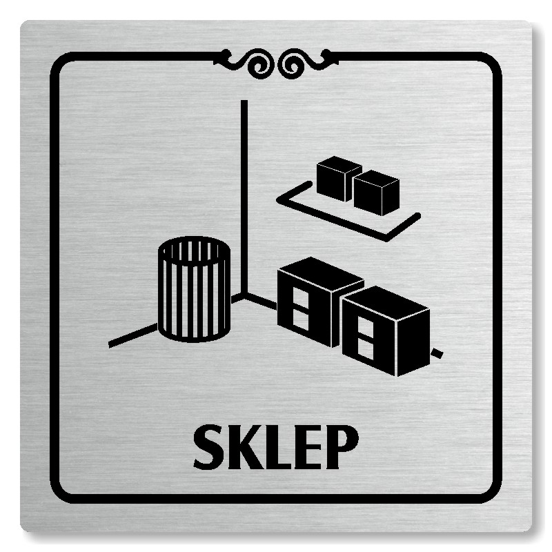 Sklep, 100x100mm, stříbrná, Texas